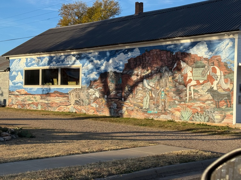 mural in Vega by artist unknown.