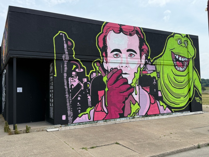 mural in Clinton by artist unknown.