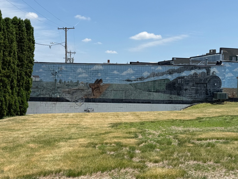 mural in Clarence by artist unknown.