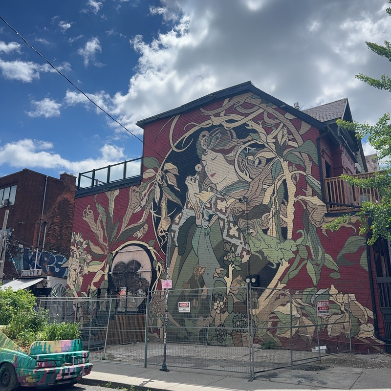 mural in Toronto by artist unknown.