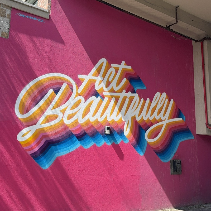mural in Toronto by artist It's A Living.