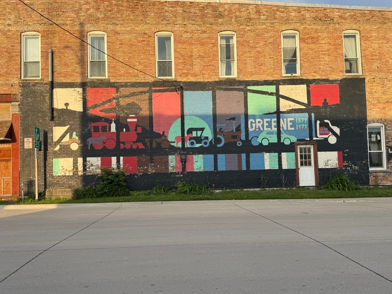 mural in Greene by artist unknown.