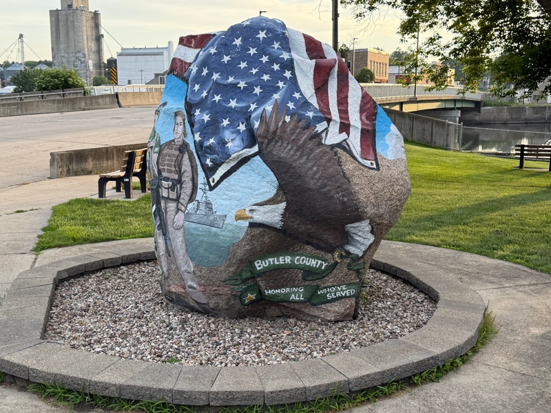 mural in Greene by artist unknown.