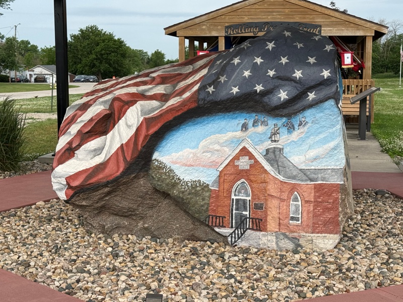 mural in Coulter by artist unknown.
