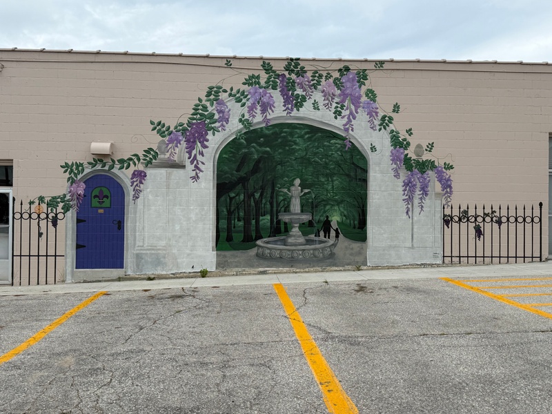 mural in Webster City by artist unknown.