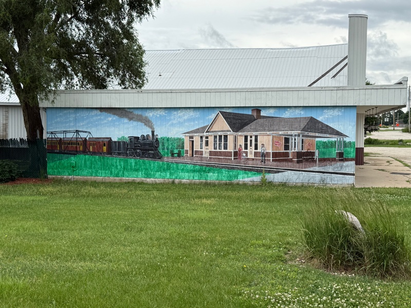 mural in Jefferson by artist unknown.