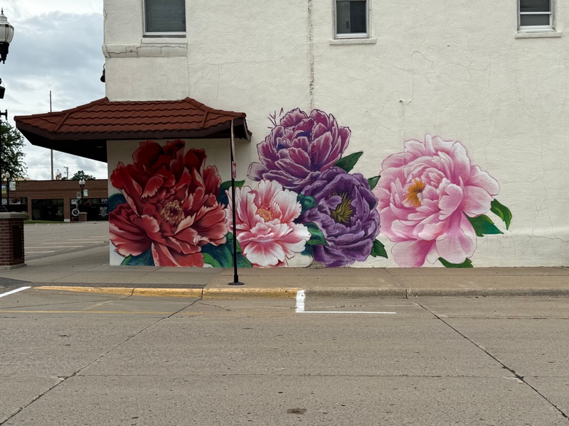 mural in Jefferson by artist unknown.