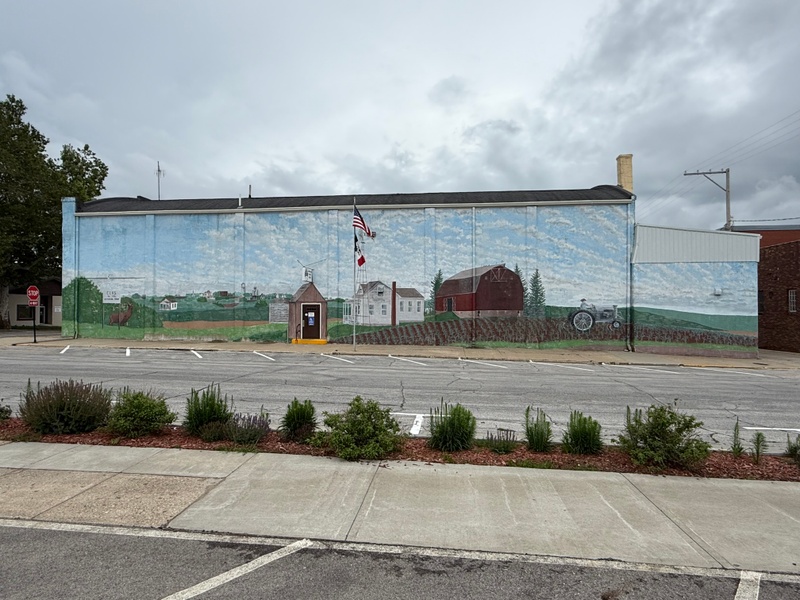 mural in Jefferson by artist unknown.