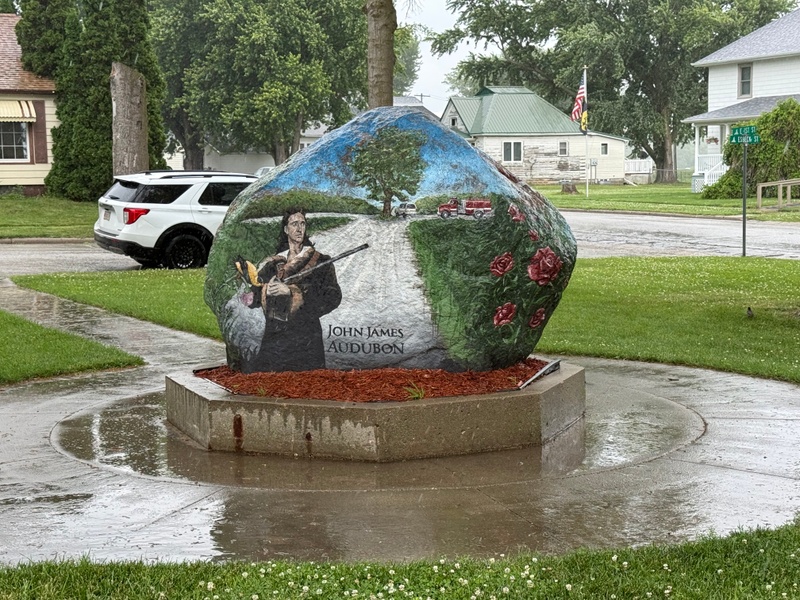 mural in Kimballton by artist unknown.