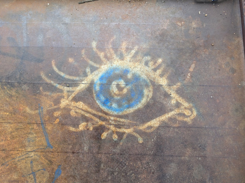 mural in Fairbanks by artist unknown.