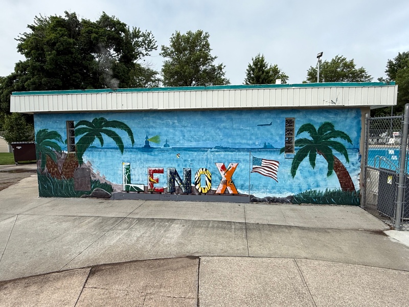 mural in Lenox by artist unknown.