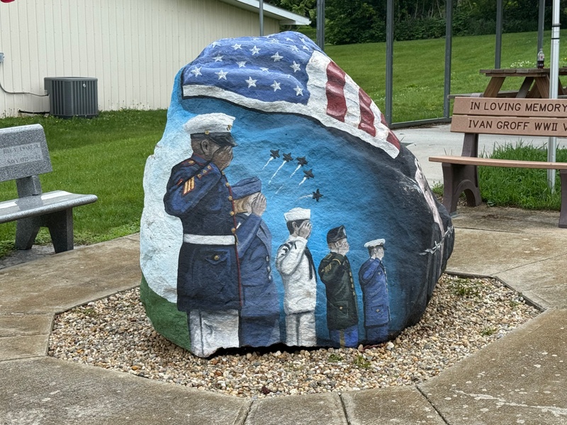 mural in Blockton by artist unknown.