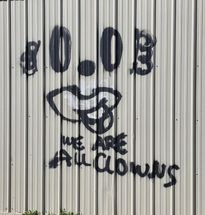 mural in Whitehorse by artist unknown.
