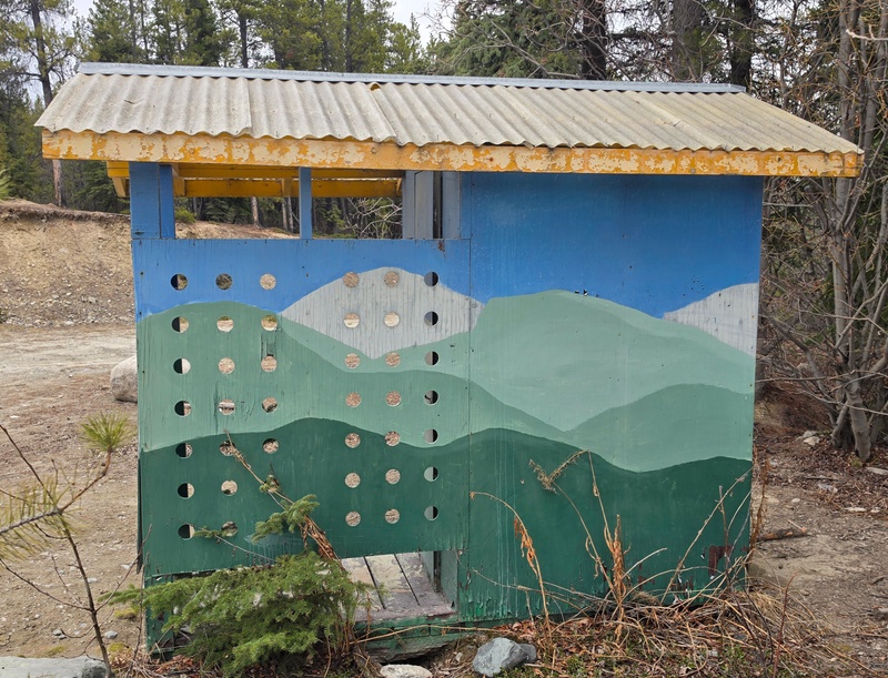 mural in Whitehorse by artist unknown.