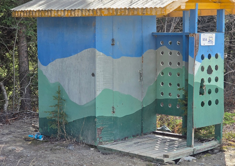 mural in Whitehorse by artist unknown.