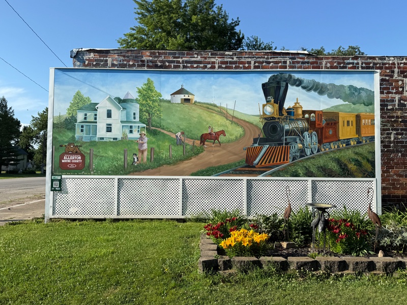 mural in Allerton by artist unknown.