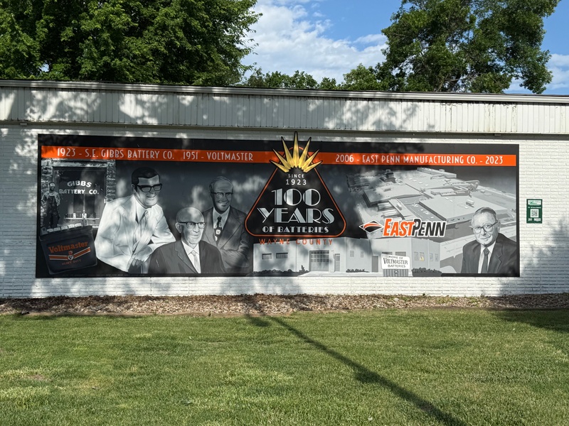 mural in Corydon by artist unknown.