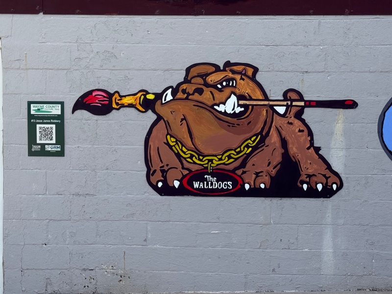 mural in Corydon by artist unknown.