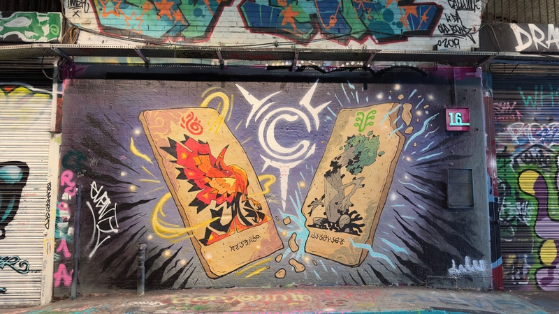 mural in  by artist unknown.