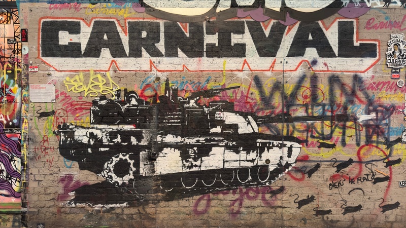 mural in  by artist unknown.