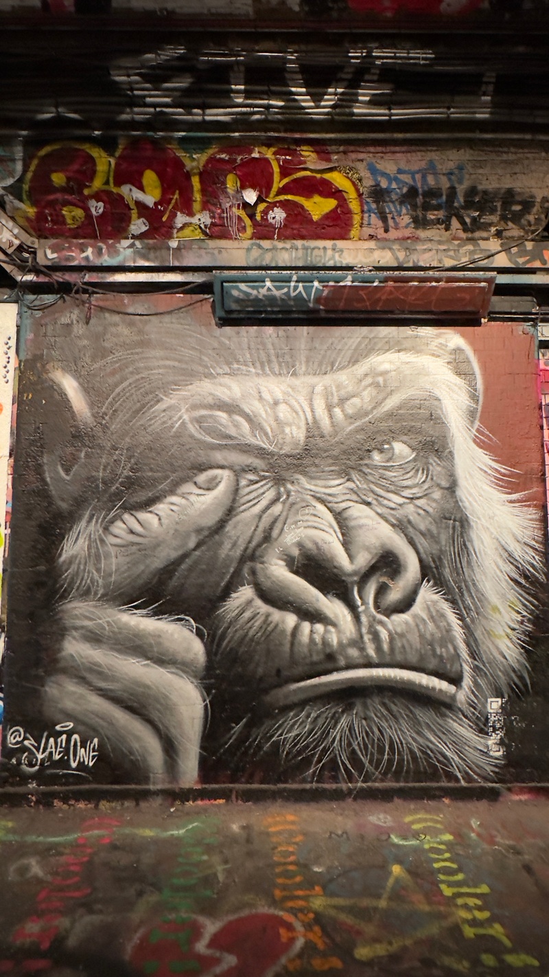 mural in  by artist unknown.