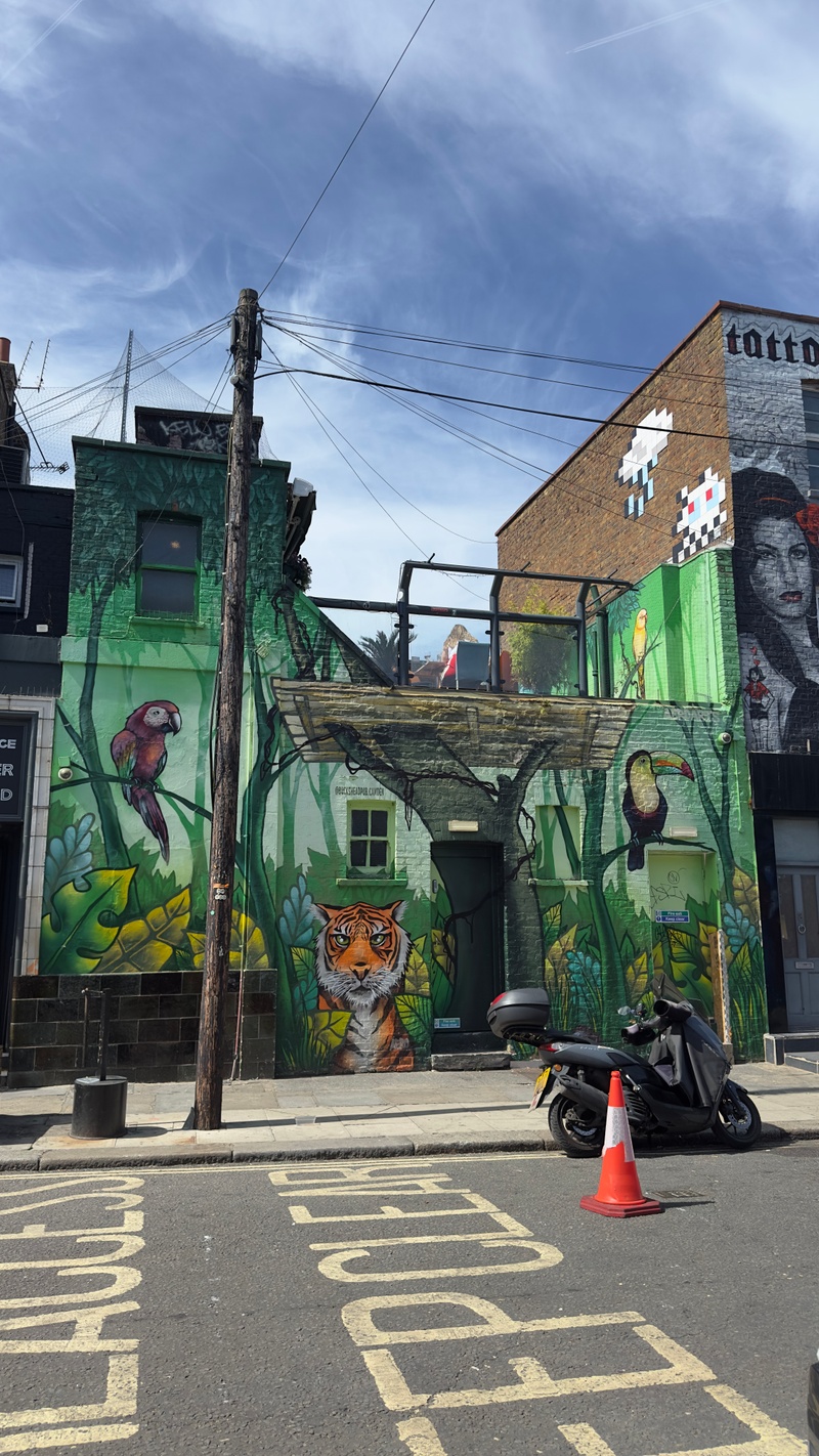 mural in  by artist unknown.