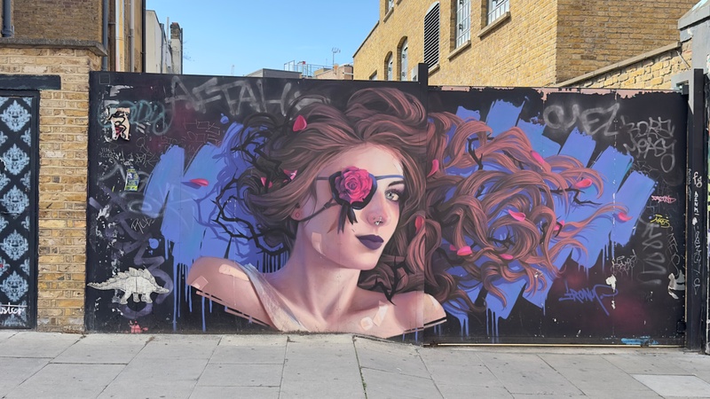 mural in  by artist unknown.