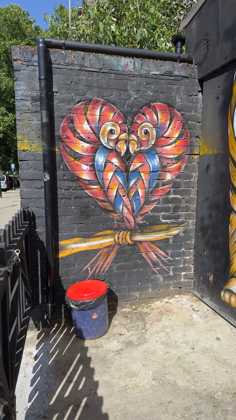 mural in  by artist unknown.