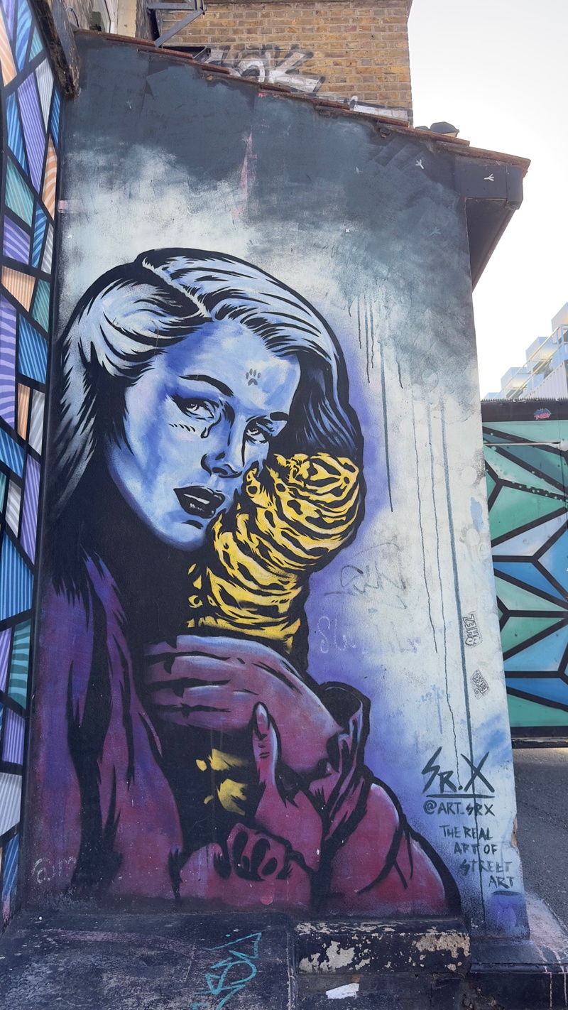 mural in  by artist unknown.