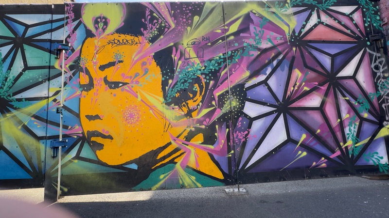mural in  by artist unknown.