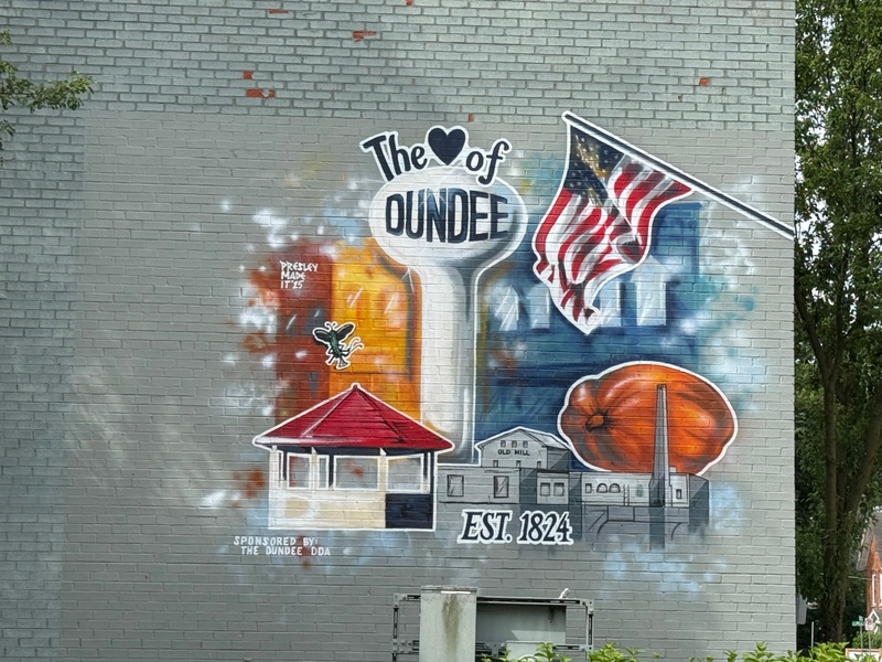 mural in Dundee by artist unknown.