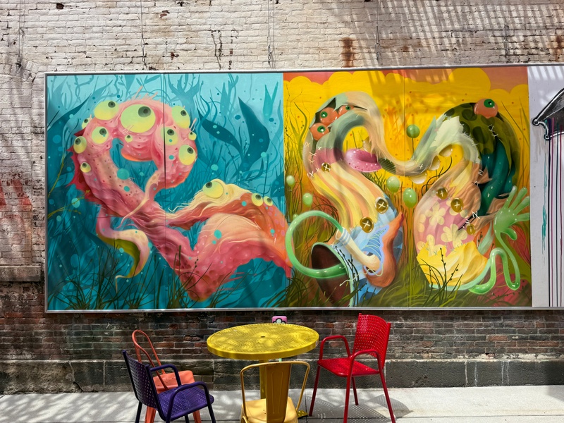 mural in Louisville by artist unknown.