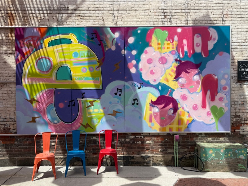 mural in Louisville by artist unknown.