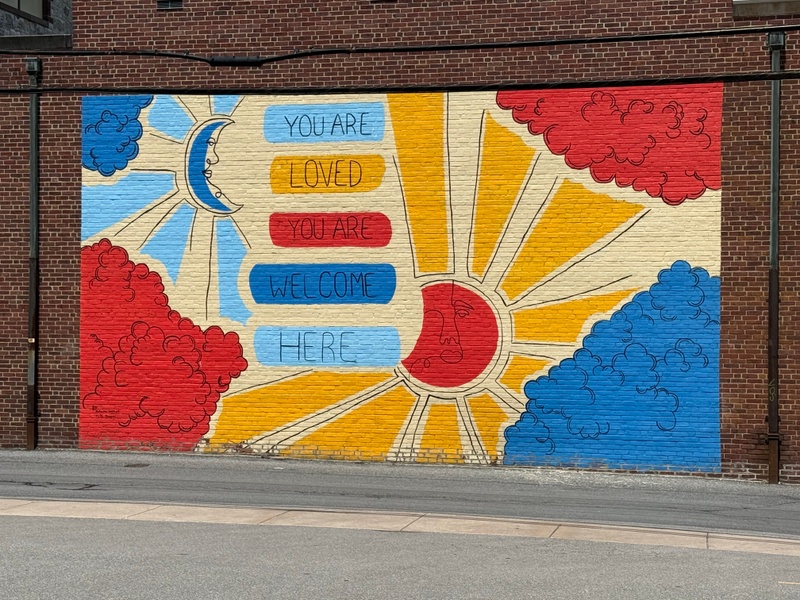 mural in State College by artist unknown.