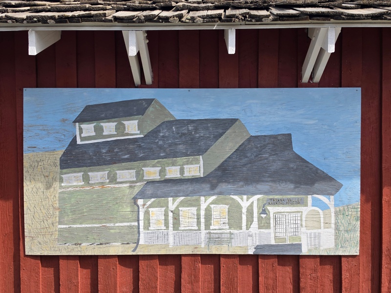 mural in Fairbanks by artist unknown.