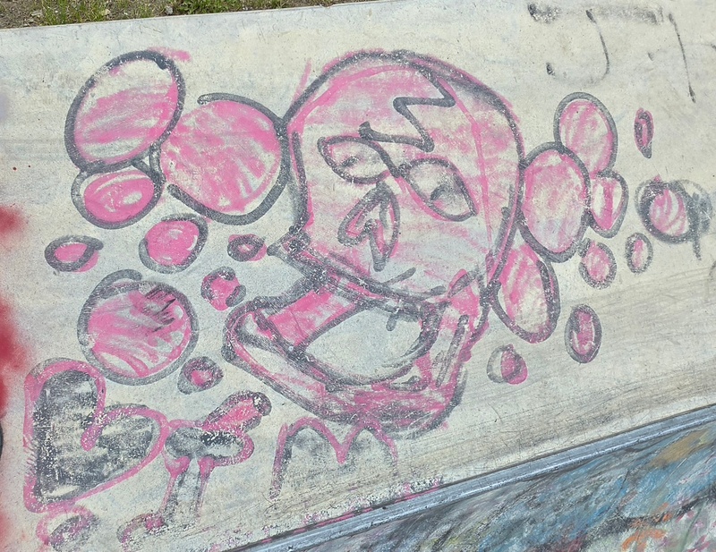 mural in Fairbanks by artist unknown.