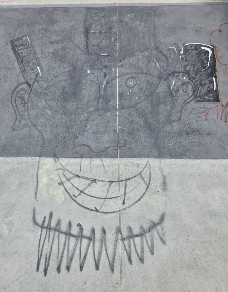 mural in Fairbanks by artist unknown.