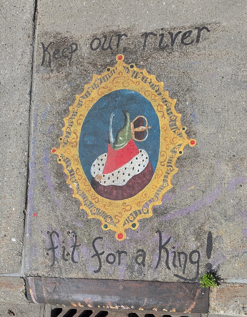 mural in Fairbanks by artist unknown.
