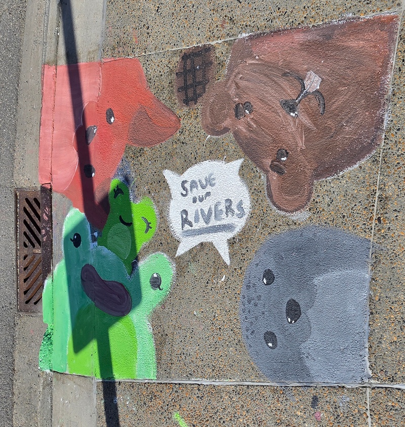 mural in Fairbanks by artist unknown.