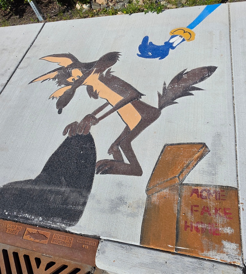 mural in Fairbanks by artist unknown.