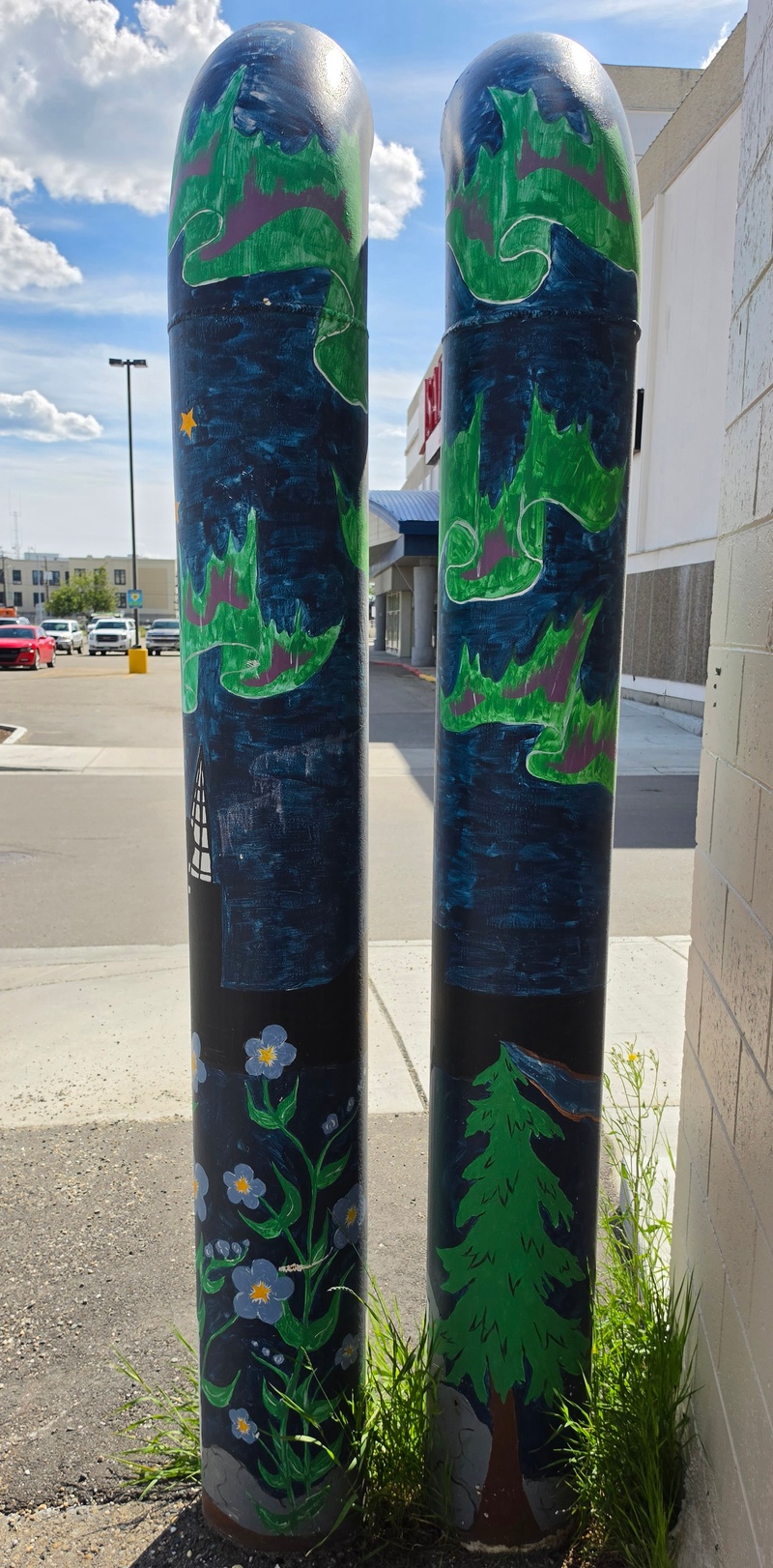 mural in Fairbanks by artist unknown.