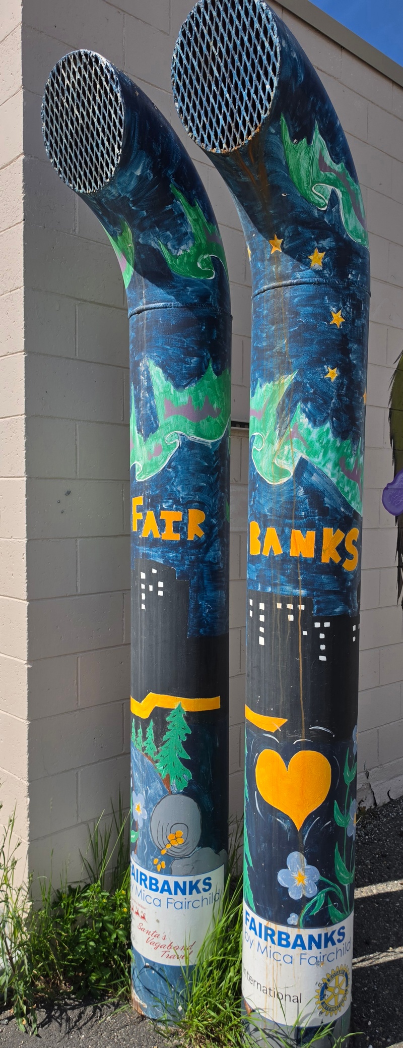 mural in Fairbanks by artist unknown.