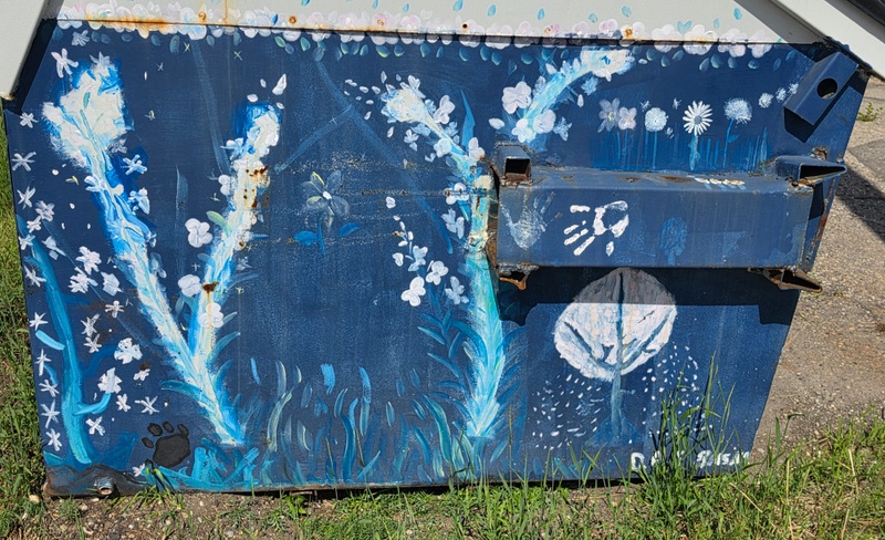 mural in Fairbanks by artist unknown.