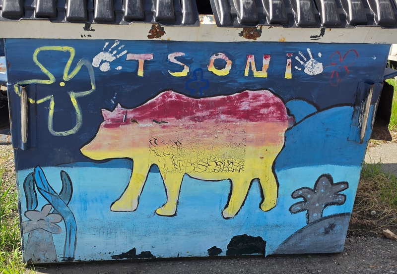 mural in Fairbanks by artist unknown.