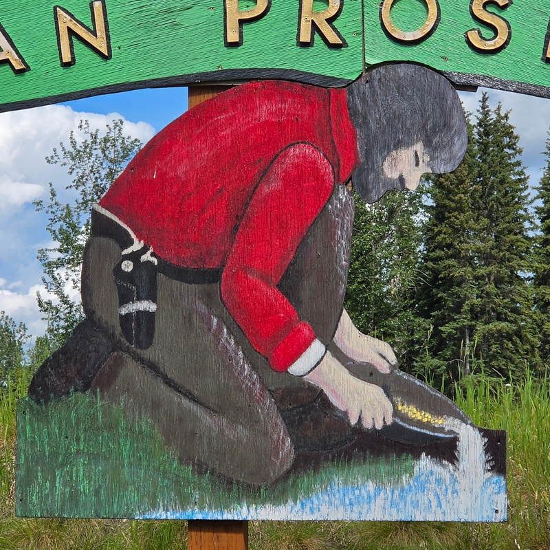mural in Fairbanks by artist unknown.