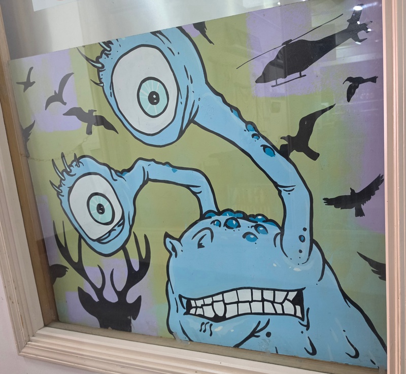 mural in Fairbanks by artist unknown.