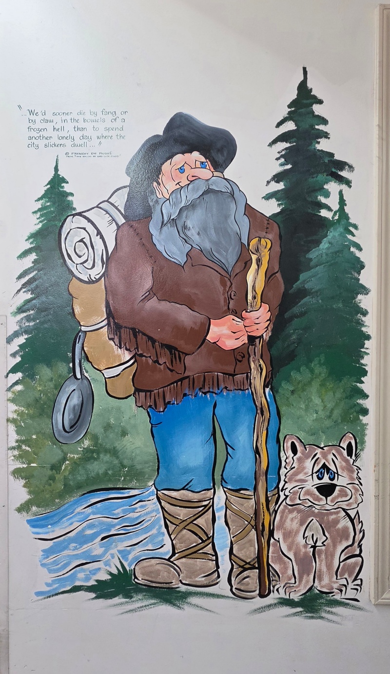 mural in Fairbanks by artist unknown.