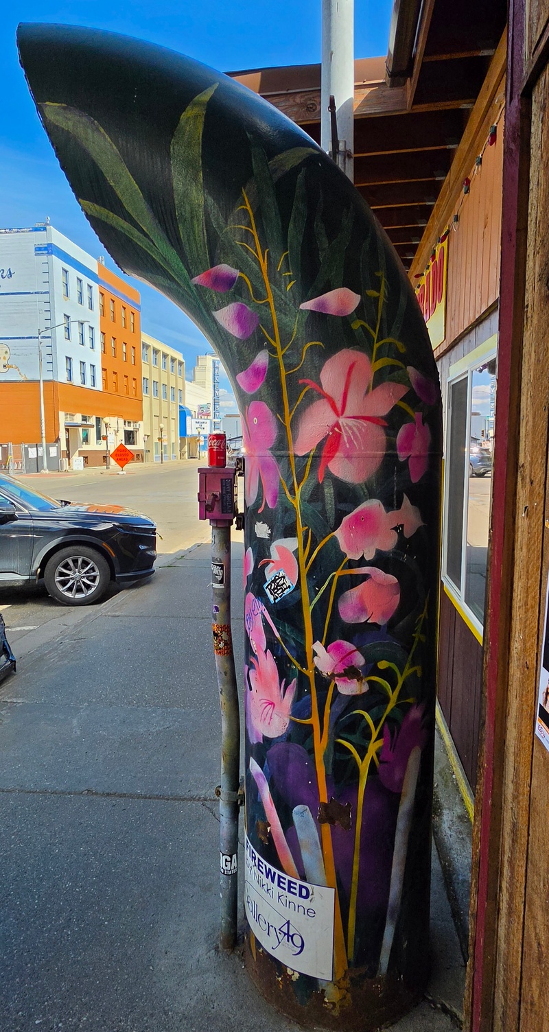 mural in Fairbanks by artist unknown.
