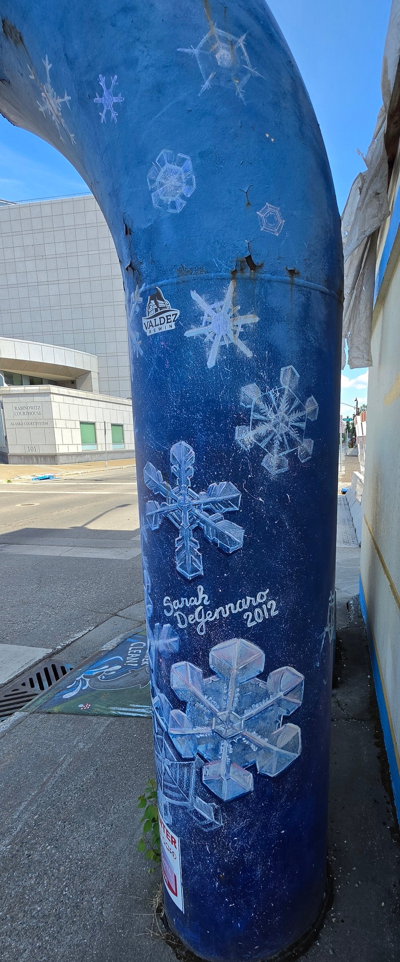 mural in Fairbanks by artist unknown.