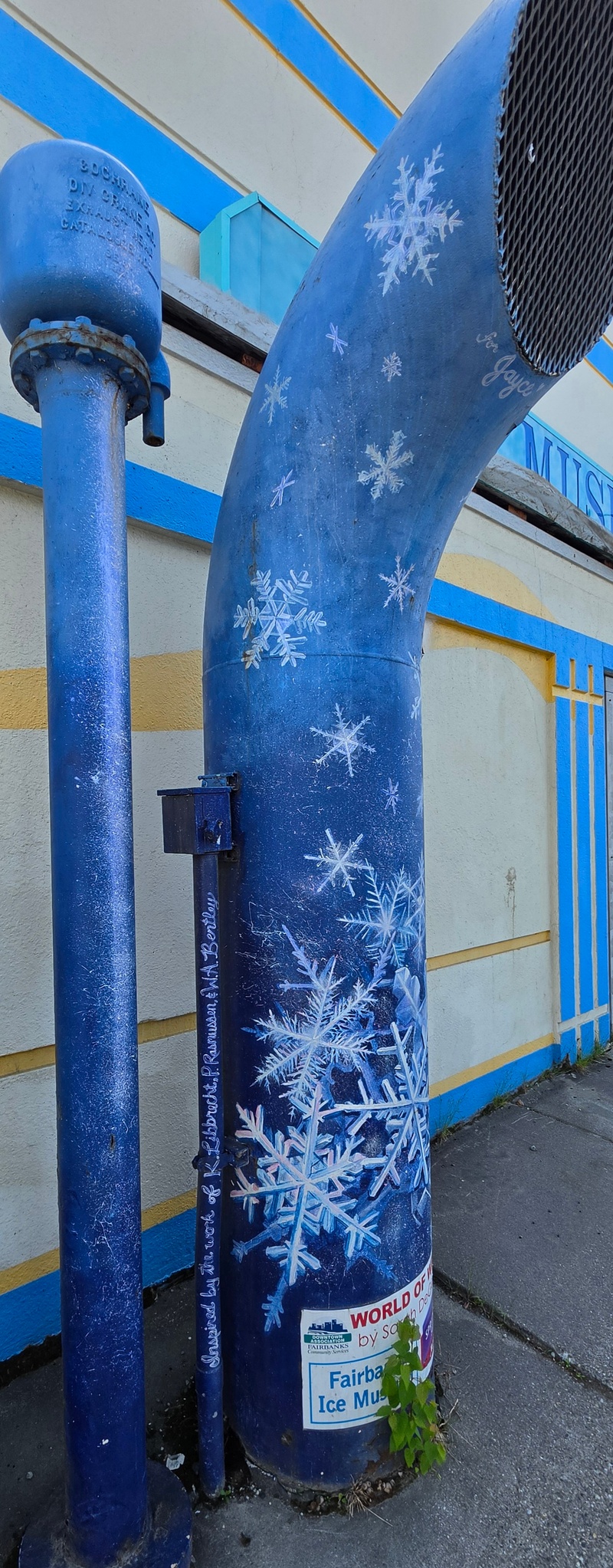 mural in Fairbanks by artist unknown.